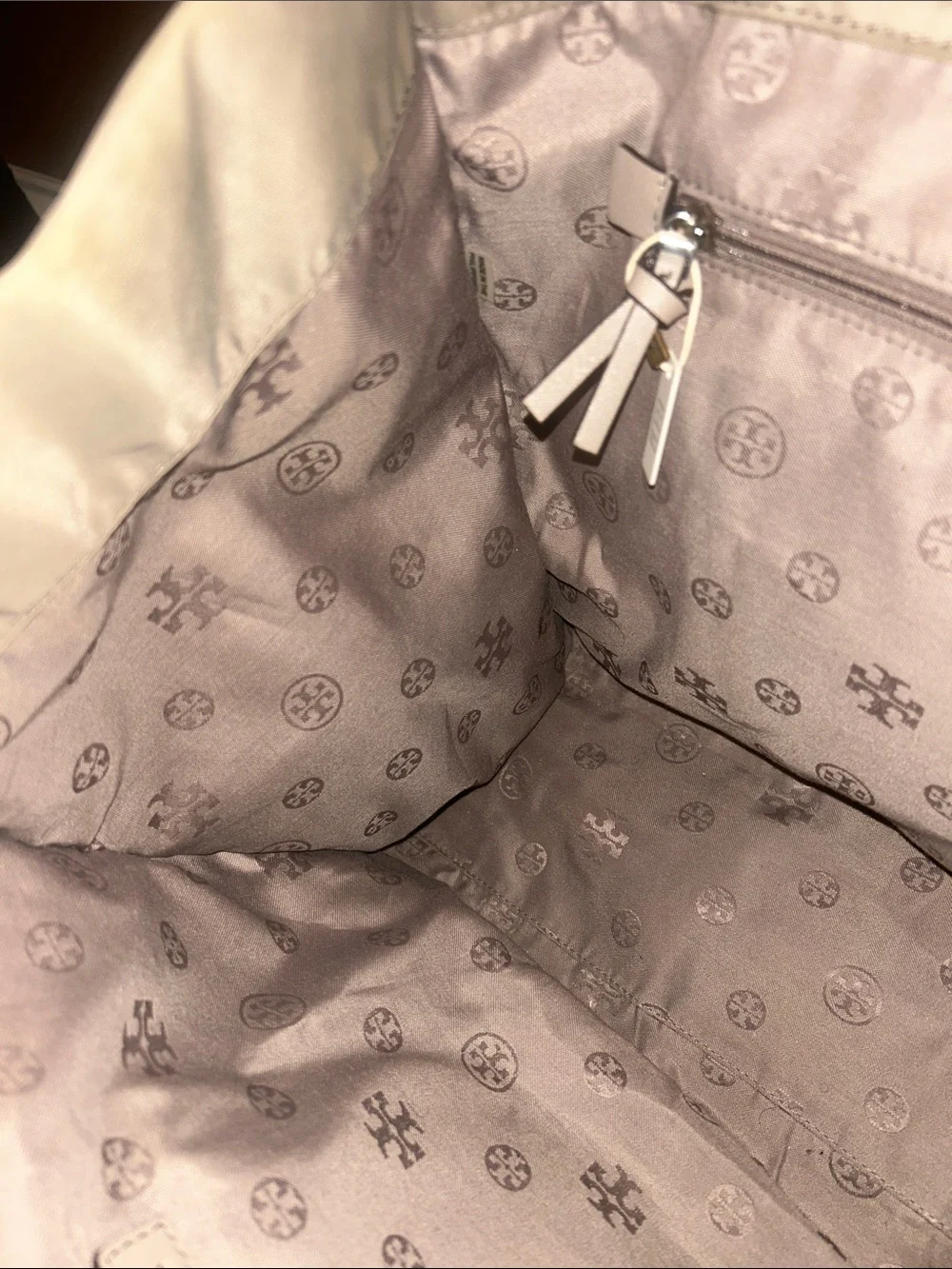 Tory Burch Ella Tote with Logo Medallion